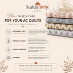 Yellow & Grey Moroccan Trellis AC Quilt Set — King 108x108