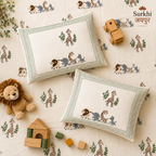 Surkhi Jaipur Safari Trails Kids Cotton Bedsheet Set – King