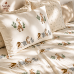 Surkhi Jaipur Safari Trails Kids Cotton Bedsheet Set – King